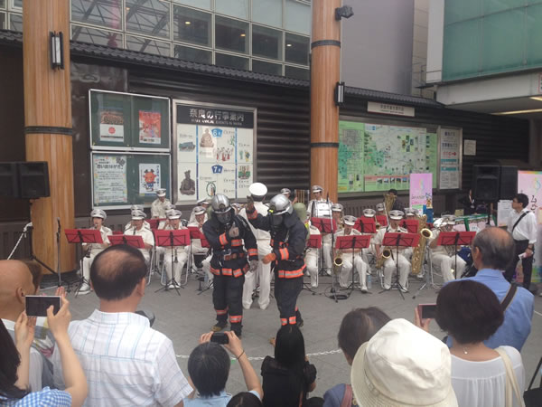 奈良市消防音楽隊パレード&ライブ