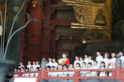 東大寺 ／ 東大寺学園 幼稚園児、岡田 由美子、音登夢のハイライト画像