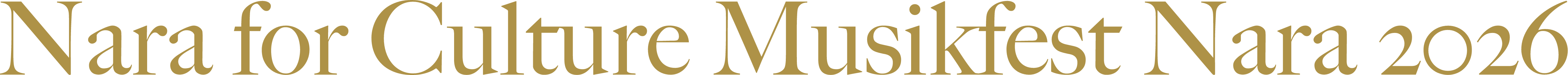 Nara for Culture Musicfest Nara 2026